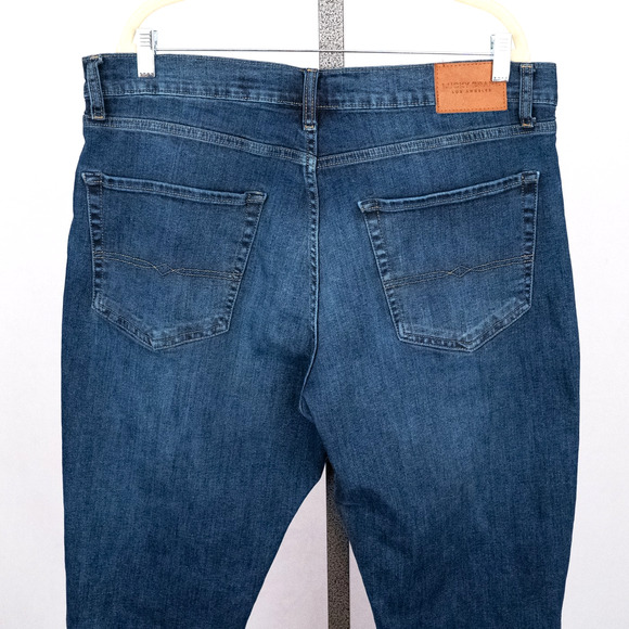 Lucky Brand Jeans Men's Size 36 x 33* Style 412 Athletic Slim Blue Denim Casual - Picture 7 of 8